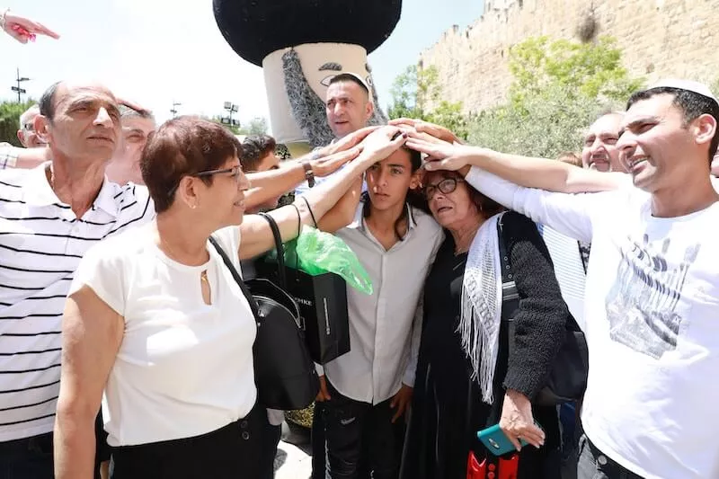 photo bar mitzvah in the kotel