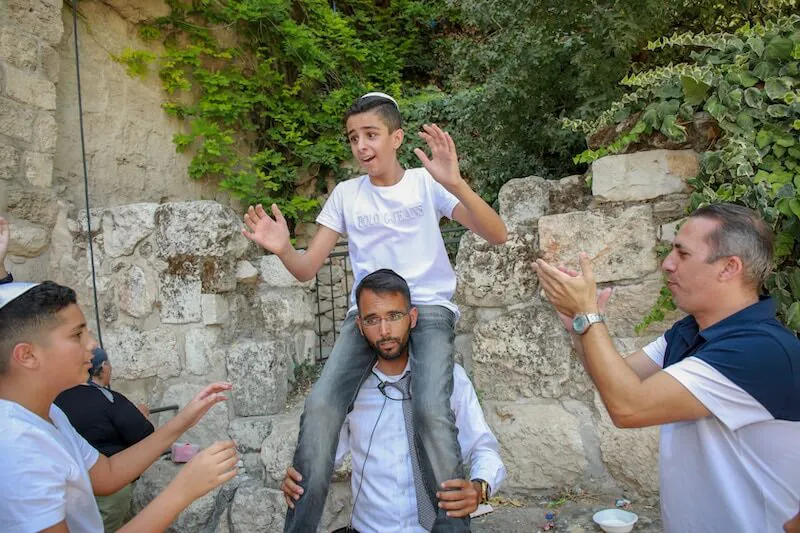 Photo bar mitzvah in the kotel